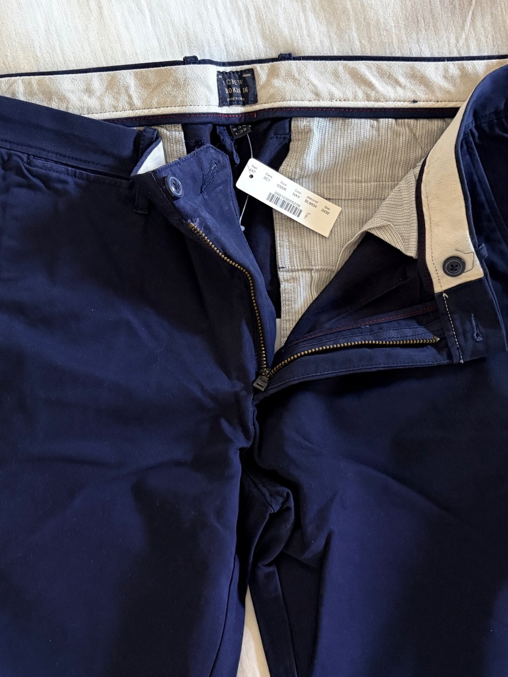 J Crew 484 Slim Fit Chinos - 34W 32L